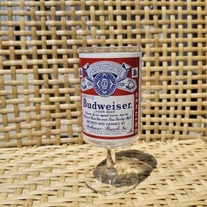 Vintage Budweiser Lager Beer Anheuser Busch Drinking Glass